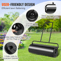 Lawn Roller 36 Inch 17 Gallon Sand Water Filled Steel Black