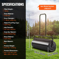 Lawn Roller 36 Inch 17 Gallon Sand Water Filled Steel Black