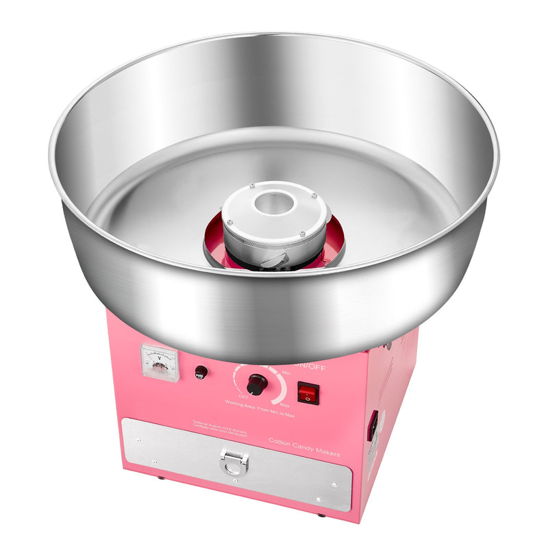 Devanti 1000W Cotton Candy Machine 52cm Pink Stainless Steel