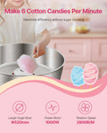 Devanti 1000W Cotton Candy Machine 52cm Pink Stainless Steel