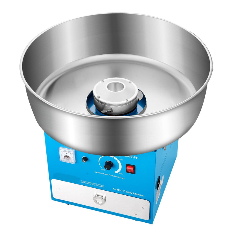 Electric Candy Floss Maker 1000W 52cm Stainless Steel Blue