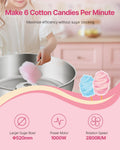 Electric Candy Floss Maker 1000W 52cm Stainless Steel Blue