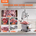 Commercial Electric Meat Bandsaw 1100W Stainless Steel 19.3