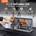 Benchtop Metal Lathe 200x350mm 600W 50-2500 RPM Variable Speed