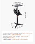 Bench Grinder Stand 31.5x25.4cm Height Adjustable Pedestal Cast