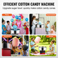 Cotton Candy Machine 1000W Floss Maker Stainless Steel Red
