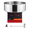 Cotton Candy Machine 1000W Floss Maker Stainless Steel Red