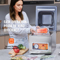 Devanti Chamber Vacuum Sealer 260W 260mm Wet Food Packing