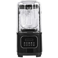 Professional Blender with Shield, Commercial Countertop Blenders, 2L Jar Blender Combo, Stainless Steel 9 Speed & 5 Functions Blender, for Shakes, Smoothies, Peree, and Crush Ice, Black