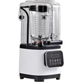 Professional Blender with Shield, Commercial Countertop Blenders, 2L Jar Blender Combo, Stainless Steel 9 Speed & 5 Functions Blender, for Shakes, Smoothies, Peree, and Crush Ice, White