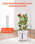 Hydroponic Tower 30 Pods 6 Tiers Indoor Herb Garden Water Pump Timer
