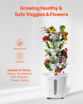 Hydroponic Tower 30 Pods 6 Tiers Indoor Herb Garden Water Pump Timer