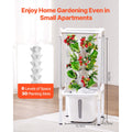 Hydroponic Growing System with Grow Light 30 Pods Hydroponic Tower Garden