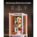 Hydroponic Growing System with Grow Light 30 Pods Hydroponic Tower Garden