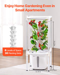 Hydroponic Tower 30 Pods Growing System with LED Grow Light