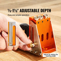 30 Pcs Pocket Hole Jig Kit Adjustable Step Drills Bits Carpentry