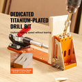 30 Pcs Pocket Hole Jig Kit Adjustable Step Drills Bits Carpentry