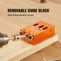 30 Pcs Pocket Hole Jig Kit Adjustable Step Drills Bits Carpentry