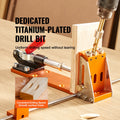 Pocket Hole Jig Kit 34Pc Woodworking System C-Clamp Drill Bits