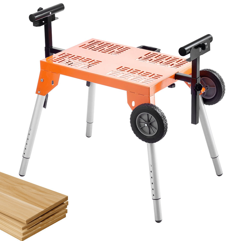 Mitre Saw Stand Tabletop Wheels 330kg Load Capacity Adjustable