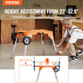 Mitre Saw Stand Tabletop Wheels 330kg Load Capacity Adjustable