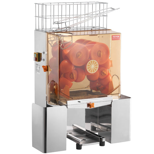 120W Commercial Orange Juicer Machine Automatic Stainless Steel 20/Min