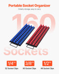 Socket Organizer Tray 2PC 160 Capacity 1/4