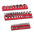 Magnetic Socket Organizer 3PC Set 1/4