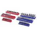 Magnetic Socket Organizer 6PC Set 1/4