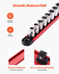Socket Organizer Rail Set 3PCS 1/4