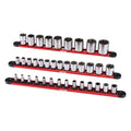 Socket Organizer Rail Set 3PCS 1/4