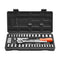 Socket Set 39 Piece SAE Metric 9.5mm 6.4mm Drive CR-V Steel
