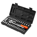 Socket Set 39 Piece SAE Metric 9.5mm 6.4mm Drive CR-V Steel