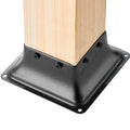 Post Base 101.6x101.6mm 10Pcs Steel Bracket Deck Porch Handrail