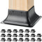 Post Base 20Pcs 101.6x101.6mm Steel Deck Railing Support Bracket