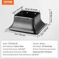 Post Base 20Pcs 101.6x101.6mm Steel Deck Railing Support Bracket