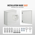 Electrical Enclosure 24x24x8 NEMA 4 IP65 Waterproof Outdoor