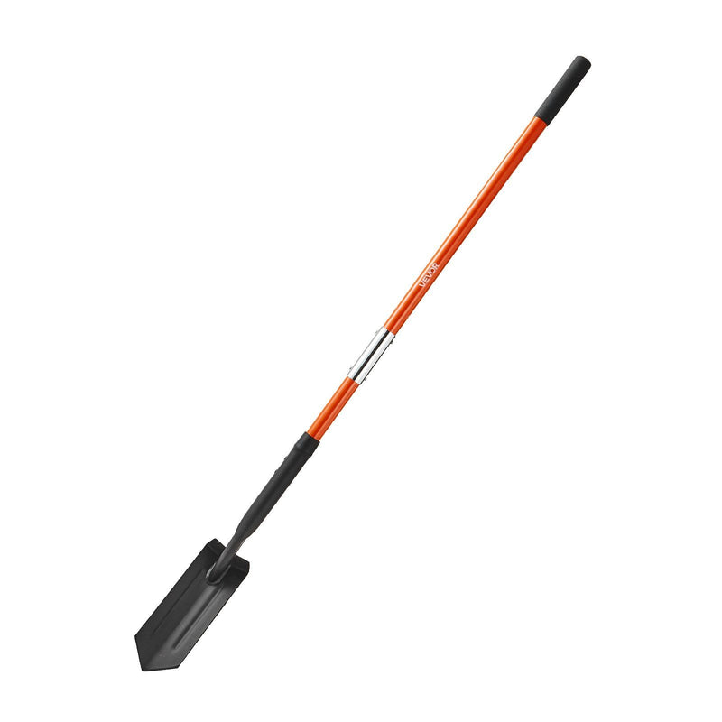 Trench Shovel 10.4cm Blade Fiberglass Handle Garden Digger 142.5cm
