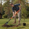 Trench Shovel 10.4cm Blade Fiberglass Handle Garden Digger 142.5cm