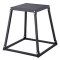 Plyometric Jump Boxes, 12/18/24 Inch Plyo Box, Platform and Jumping Agility Box, Anti-Slip Fitness Exercise Step Up Box Set for Home Gym Training, Conditioning Strength Training, Black