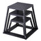 Plyometric Jump Box Set 12/18/24 Inch Anti-Slip Black Home Gym