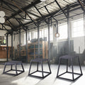 Plyometric Jump Box Set 12/18/24 Inch Anti-Slip Black Home Gym