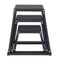 Plyometric Jump Box Set 12/18/24 Inch Anti-Slip Black Home Gym
