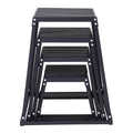 Plyometric Jump Boxes, 12/18/24/30 Inch Plyo Box, Platform and Jumping Agility Box, Anti-Slip Fitness Exercise Step Up Box Set for Home Gym Training, Conditioning Strength Training, Black