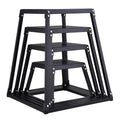 Plyometric Jump Box 12/18/24/30 Inch Anti-Slip Black Fitness