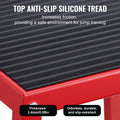 Plyometric Jump Box 12 Inch Steel Anti-Slip Home Gym Red