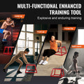 Plyometric Jump Box 12 Inch Steel Anti-Slip Home Gym Red