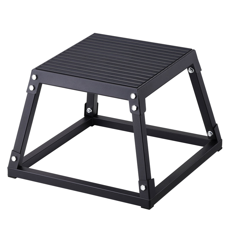 Plyometric Jump Box 12 Inch Steel Anti-Slip Home Gym Training