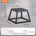 Plyometric Jump Box 12 Inch Steel Anti-Slip Home Gym Training