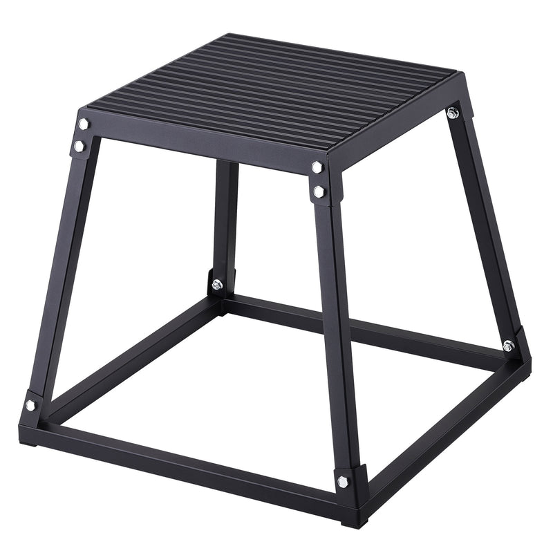 Plyometric Jump Box 18 Inch Steel Anti-Slip Home Gym Training